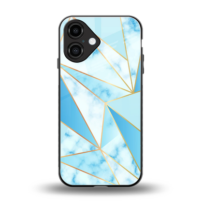 French Marble back phone cover | glass case for iphone 16