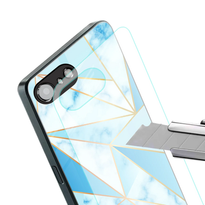 French Marble stylish phone case for iphone 16e | glossy glass and slim fit