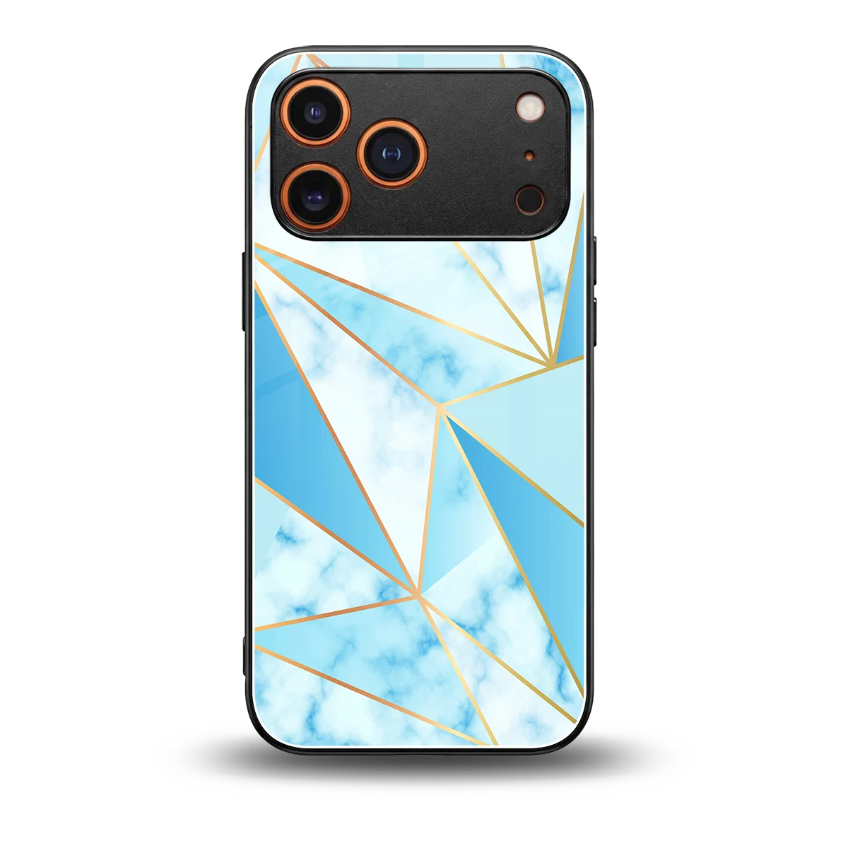 French Marble back phone cover | glass case for iphone 17 pro