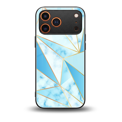 French Marble back phone cover | glass case for iphone 17 pro