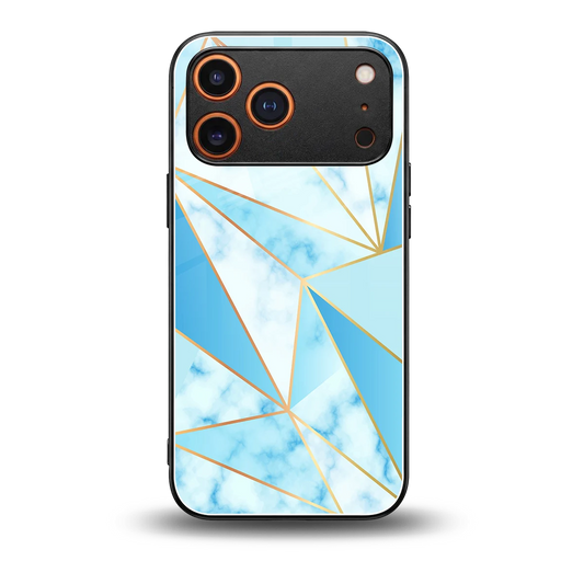 French Marble back phone cover | glass case for iphone 17 pro max