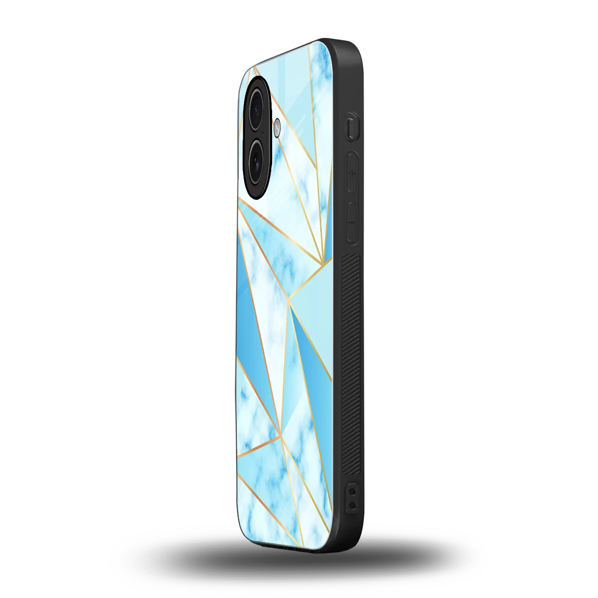 French Marble iphone 17 mobile cover | shockproof glass phone case