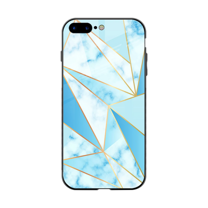 French Marble back phone cover | glass case for iphone 8 plus