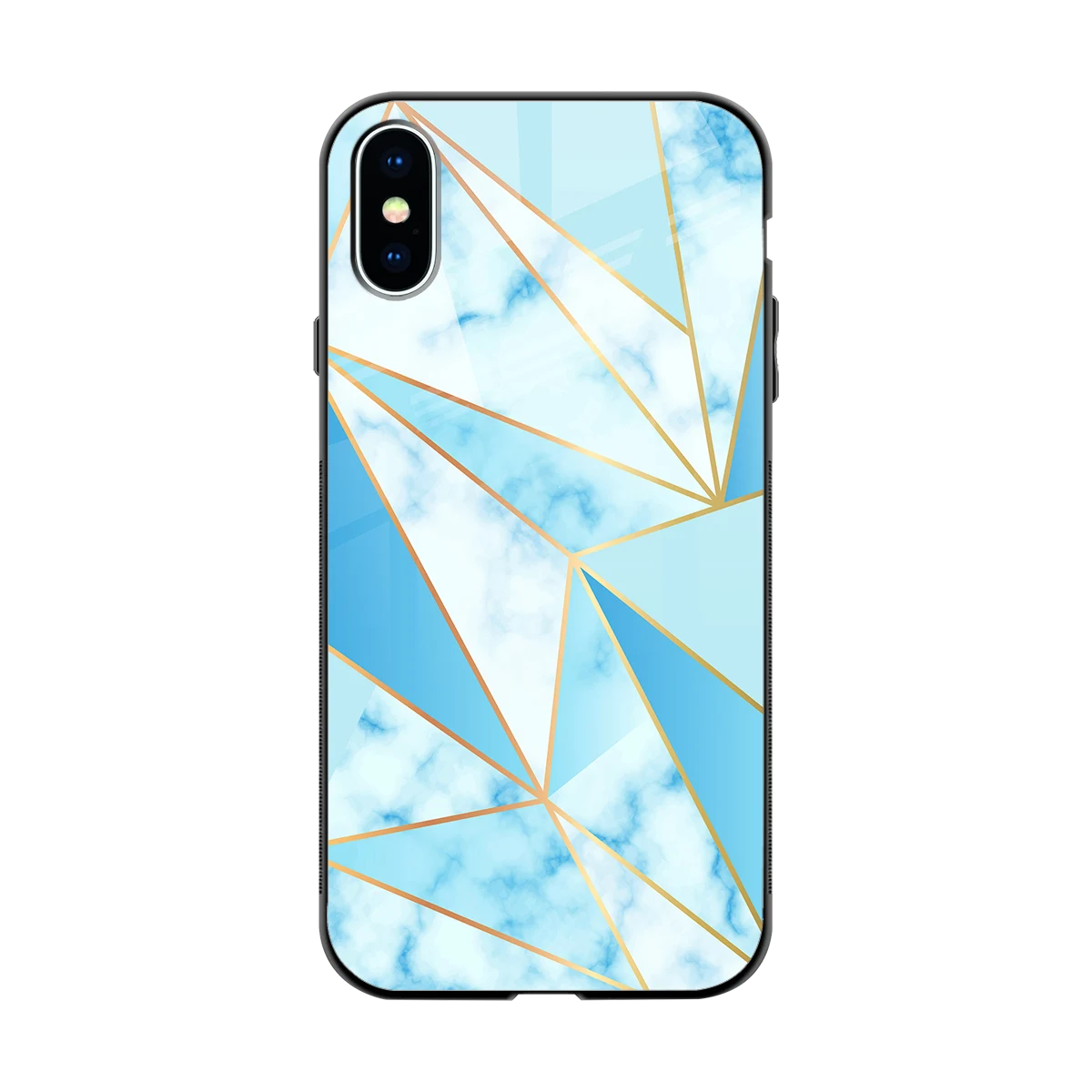 French Marble back phone cover | glass case for iphone x
