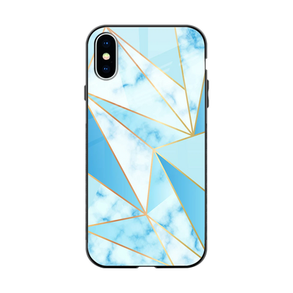 French Marble back phone cover | glass case for iphone x