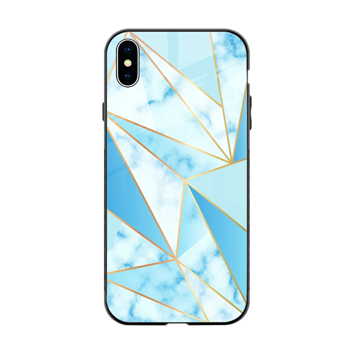 French Marble back phone cover | glass case for iphone xs max