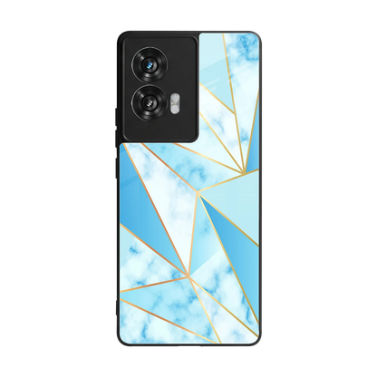 French Marble back phone cover | glass case for motorola edge 50 fusion