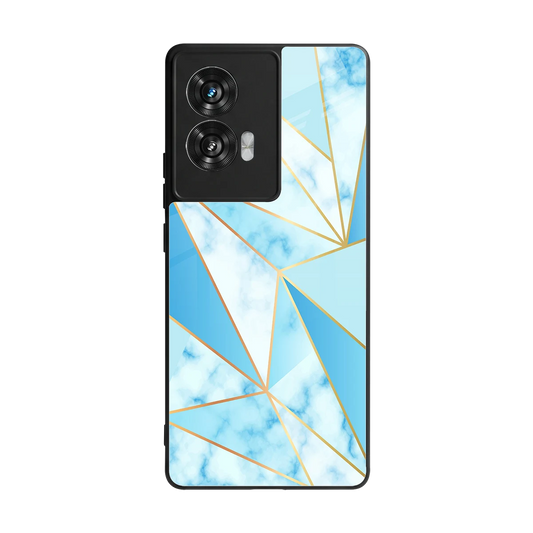 French Marble back phone cover | glass case for motorola edge 50 fusion