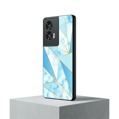 French Marble motorola edge 50 fusion mobile cover | shockproof glass phone case