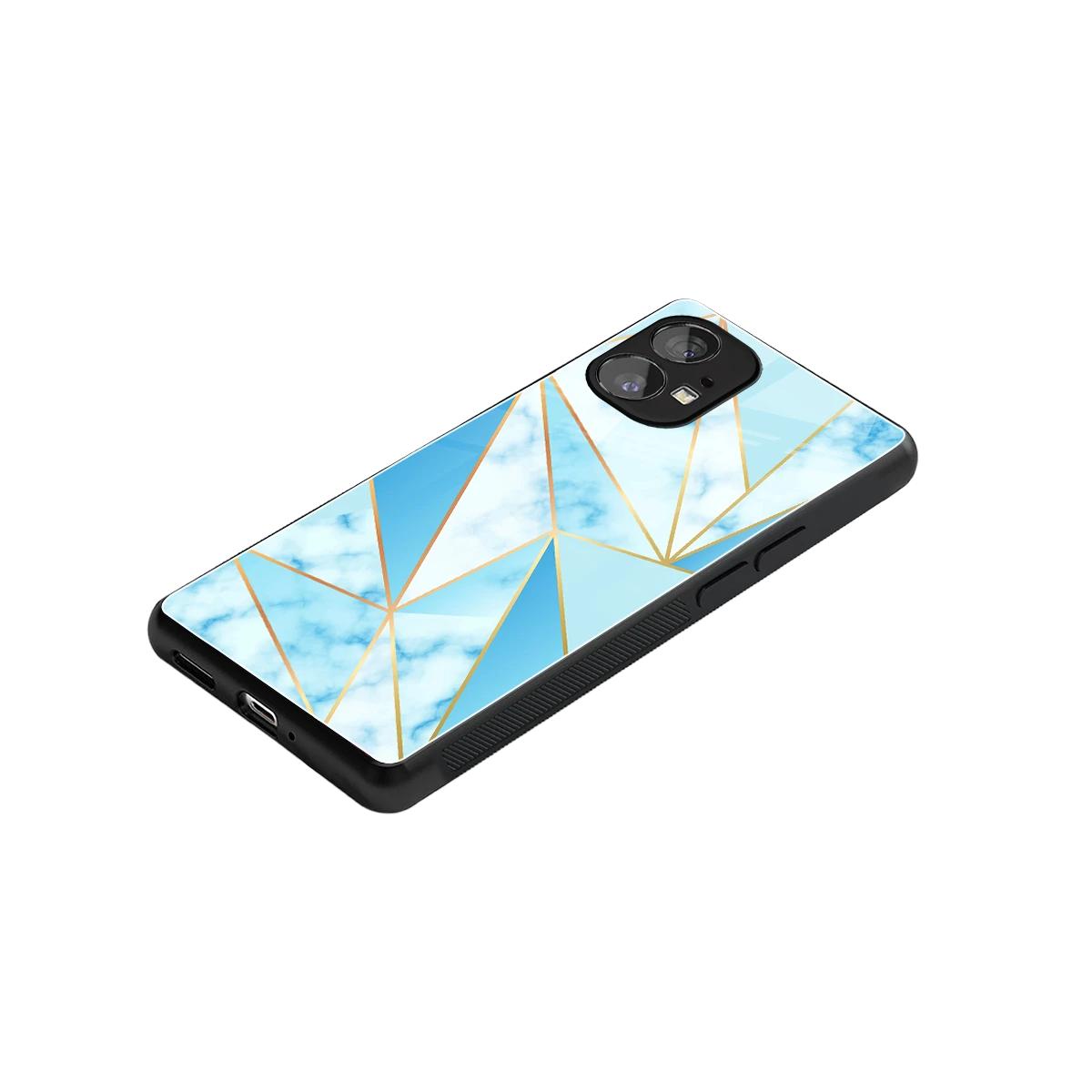 French Marble stylish phone case for nothing phone 1 | glossy glass and slim fit