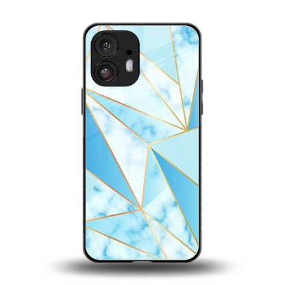 French Marble back phone cover | glass case for nothing phone 2