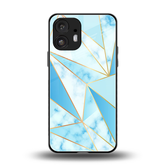 French Marble back phone cover | glass case for nothing phone 2