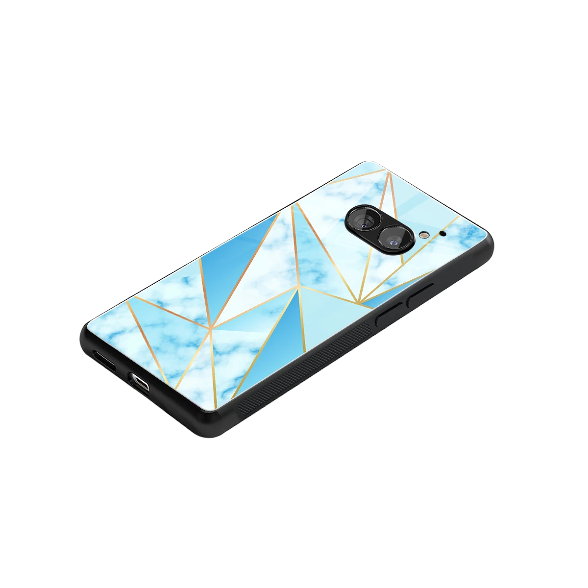French Marble stylish phone case for nothing phone 2a plus | glossy glass and slim fit