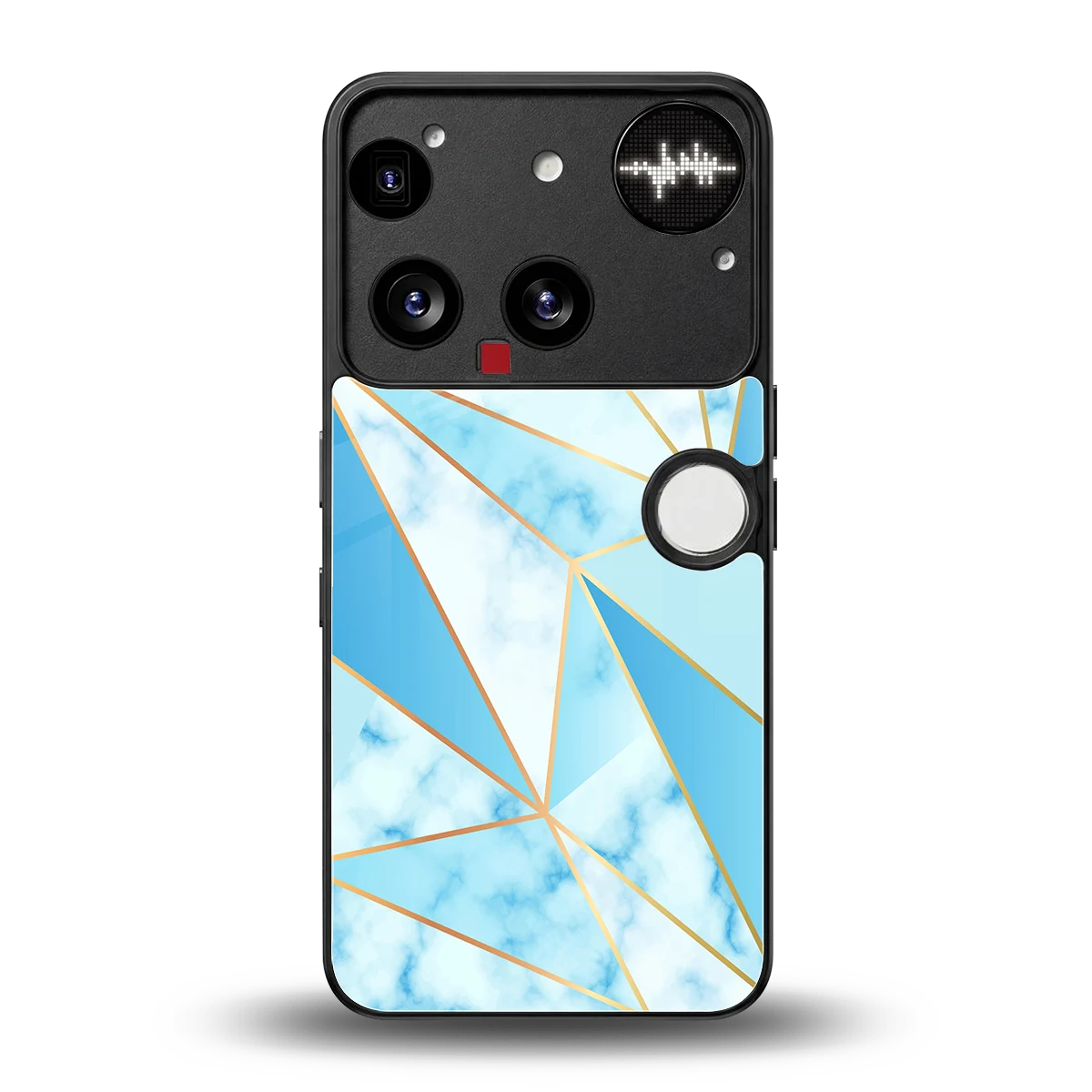 French Marble back phone cover | glass case for nothing phone 3