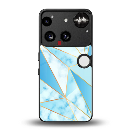 French Marble back phone cover | glass case for nothing phone 3