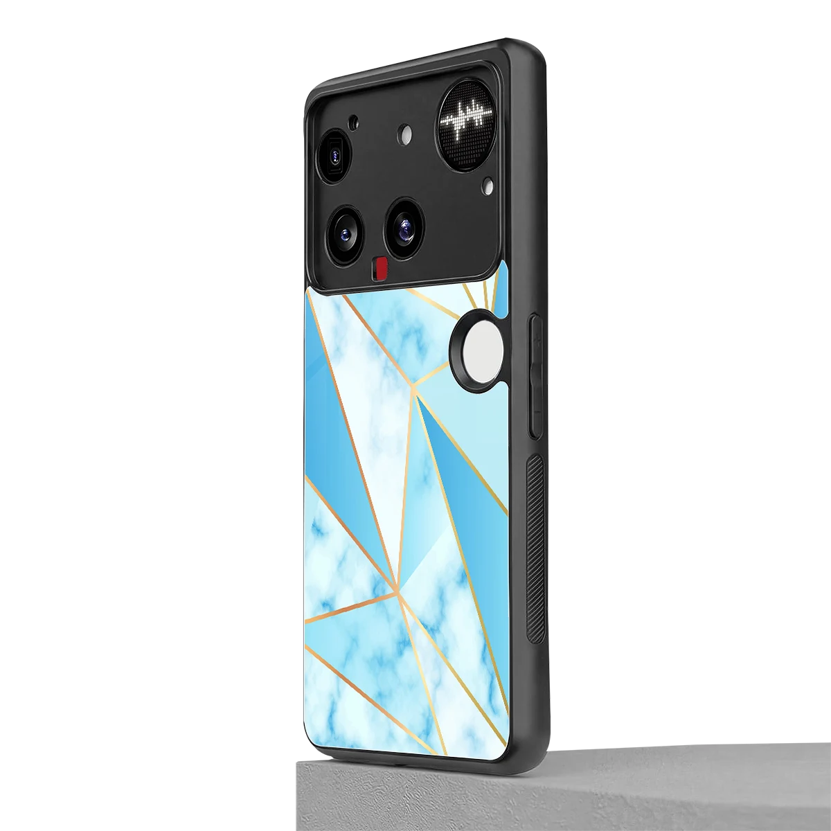 French Marble nothing phone 3 mobile cover | shockproof glass phone case