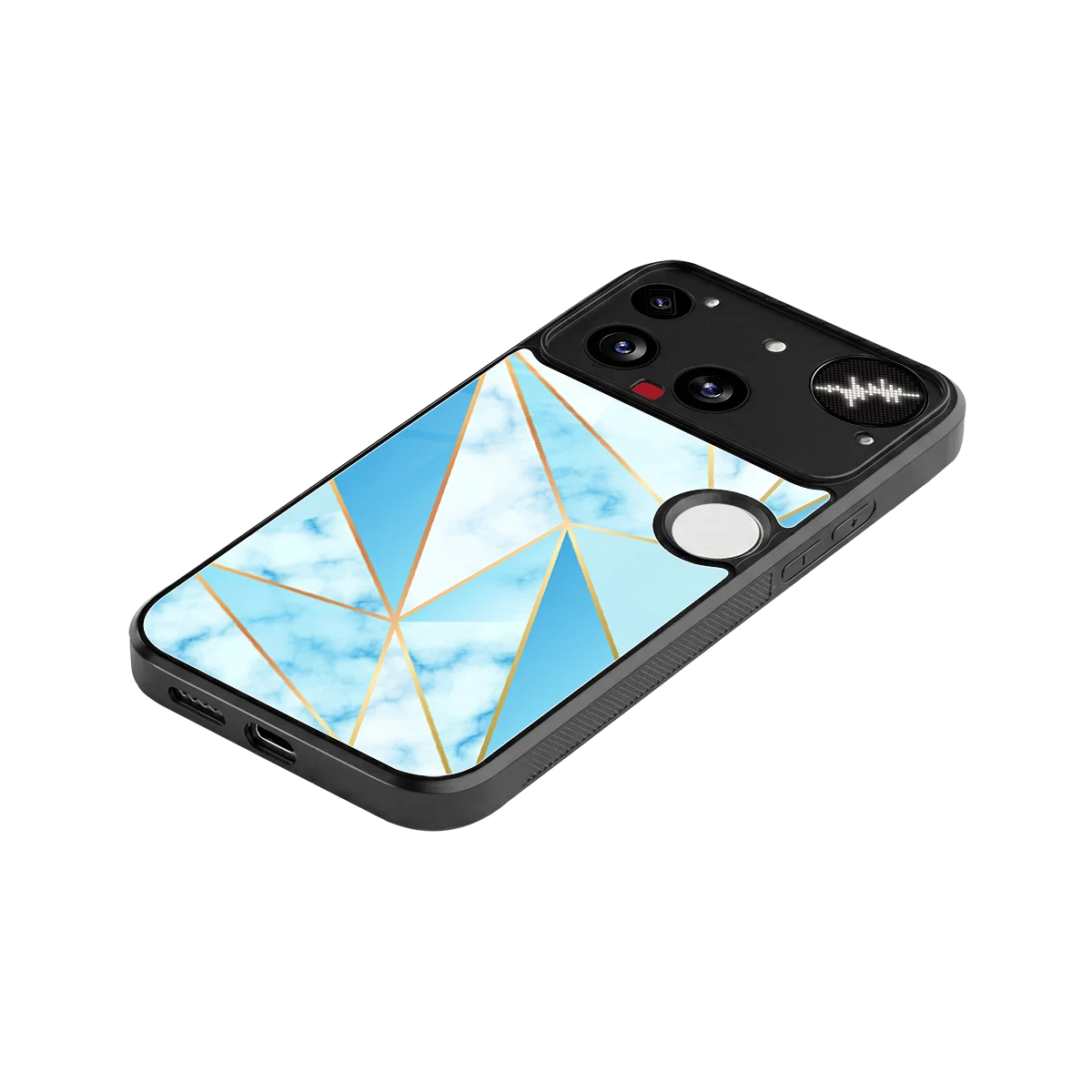 French Marble stylish phone case for nothing phone 3 | glossy glass and slim fit