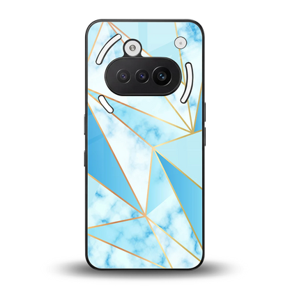 French Marble back phone cover | glass case for nothing phone 3a