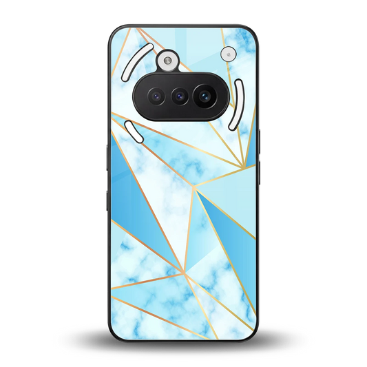French Marble back phone cover | glass case for nothing phone 3a