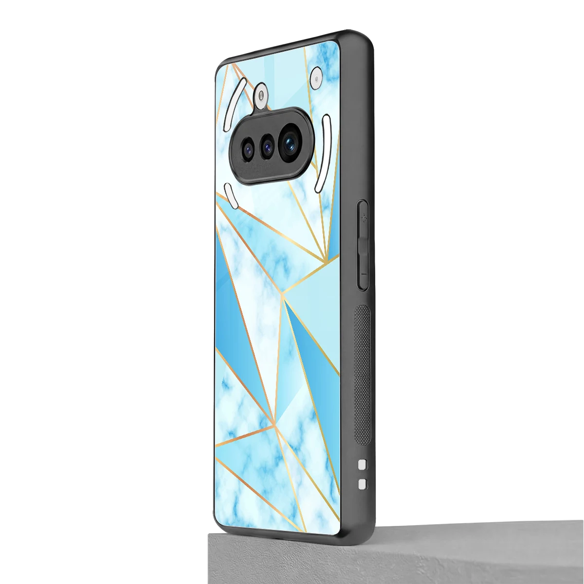 French Marble nothing phone 3a mobile cover | shockproof glass phone case