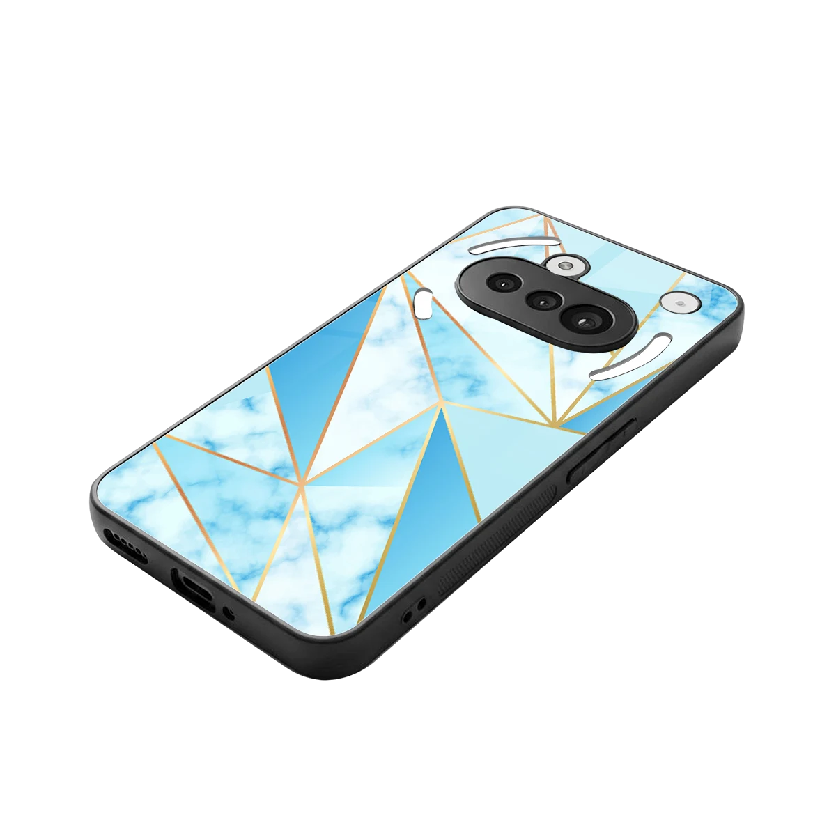 French Marble stylish phone case for nothing phone 3a | glossy glass and slim fit