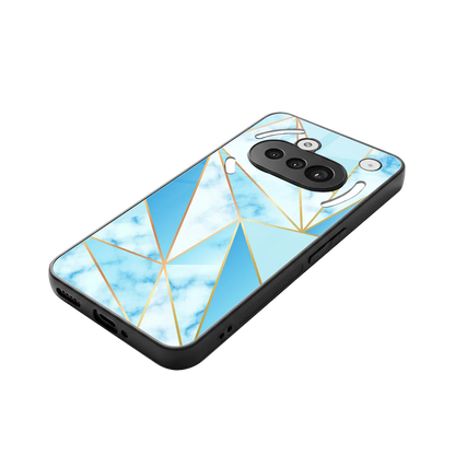 French Marble stylish phone case for nothing phone 3a | glossy glass and slim fit