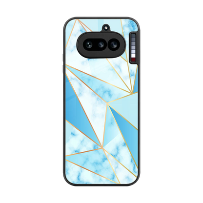 French Marble back phone cover | glass case for nothing phone 4a