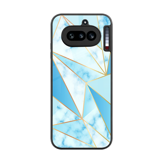 French Marble back phone cover | glass case for nothing phone 4a