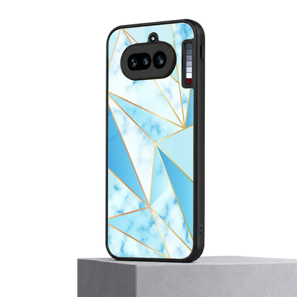 French Marble nothing phone 4a mobile cover | shockproof glass phone case