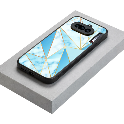French Marble stylish phone case for nothing phone 4a | glossy glass and slim fit