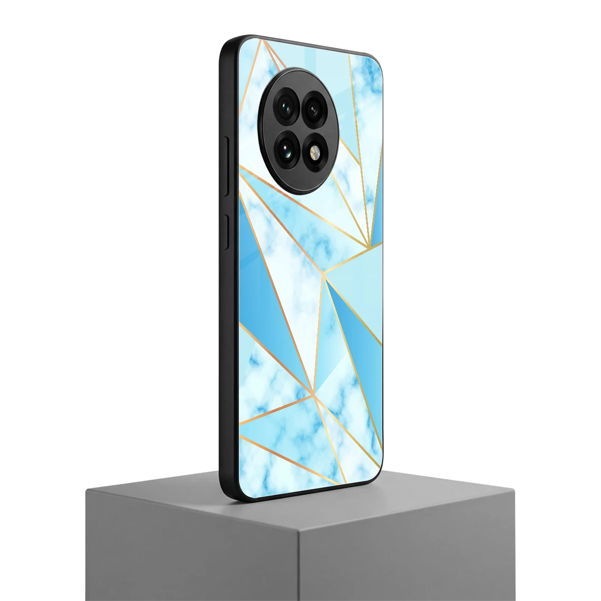 French Marble oneplus 13r mobile cover | shockproof glass phone case