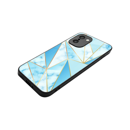 French Marble stylish phone case for oneplus 15r | glossy glass and slim fit