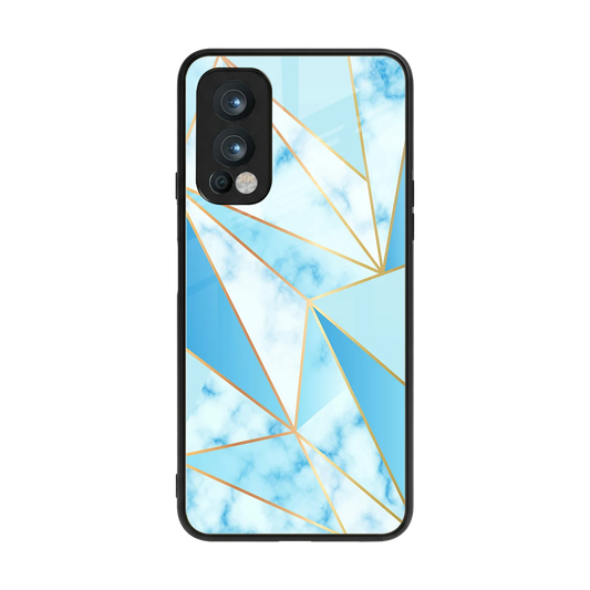 French Marble back phone cover | glass case for oneplus nord 2