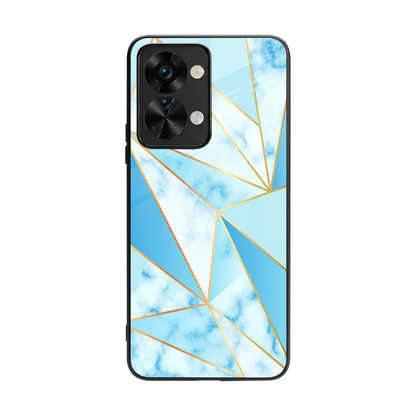 French Marble back phone cover | glass case for oneplus nord 2t