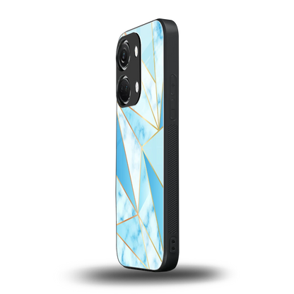 French Marble oneplus nord 3 mobile cover | shockproof glass phone case