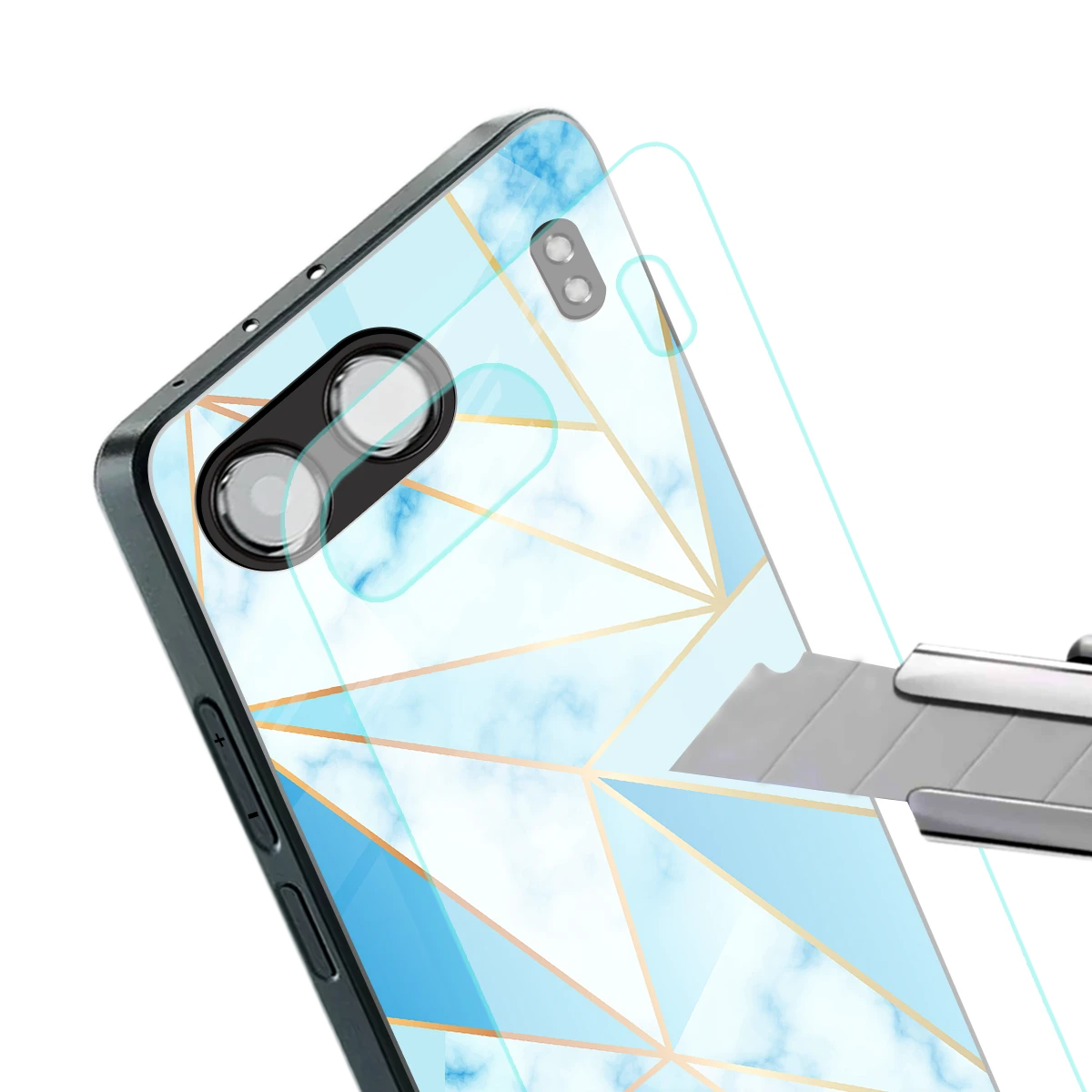 French Marble stylish phone case for oneplus nord 4 | glossy glass and slim fit