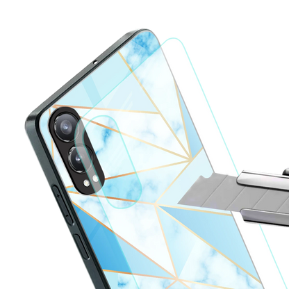 French Marble stylish phone case for oneplus nord ce 4 lite | glossy glass and slim fit