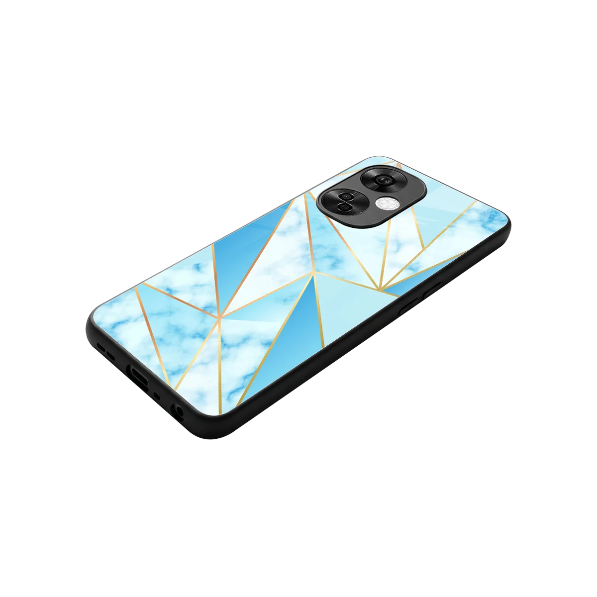 French Marble stylish phone case for oneplus nord ce 3 lite | glossy glass and slim fit