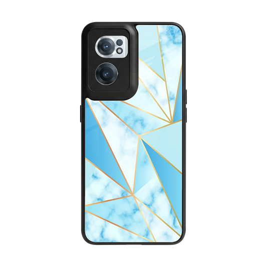 French Marble back phone cover | glass case for oneplus nord ce 2