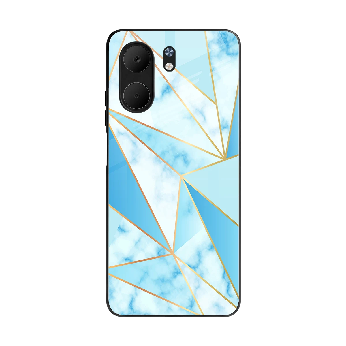 French Marble back phone cover | glass case for oppo a5x 5g