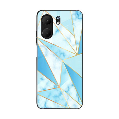 French Marble back phone cover | glass case for oppo a5x 5g