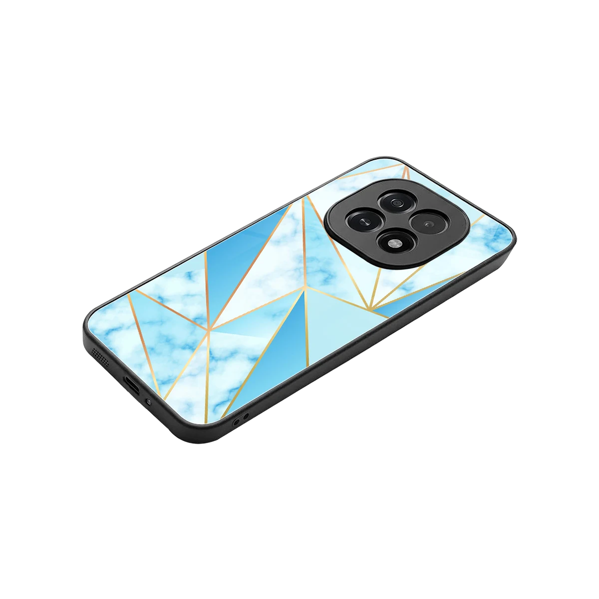 French Marble stylish phone case for oppo f29 5g | glossy glass and slim fit