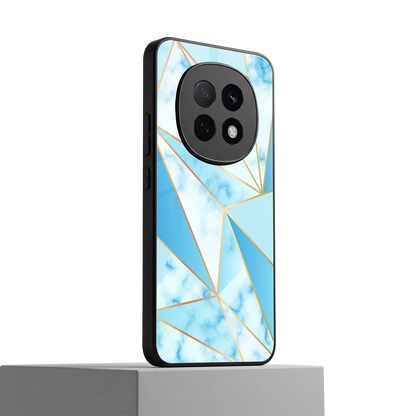 French Marble oppo f29 pro 5g mobile cover | shockproof glass phone case