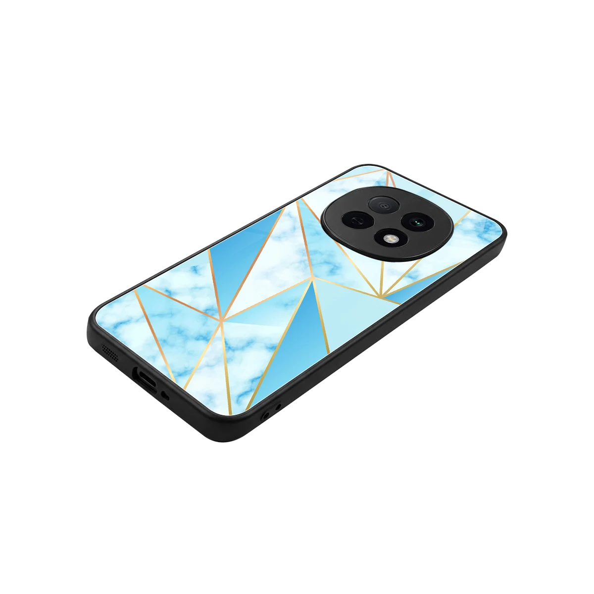 French Marble stylish phone case for oppo f29 pro 5g | glossy glass and slim fit