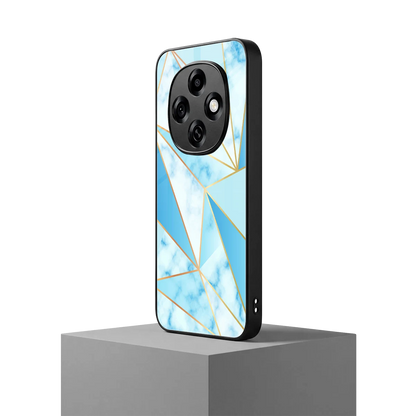 French Marble oppo f31 pro 5g mobile cover | shockproof glass phone case