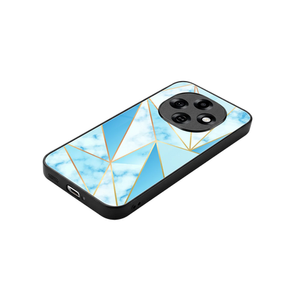 French Marble stylish phone case for oppo f31 pro 5g | glossy glass and slim fit