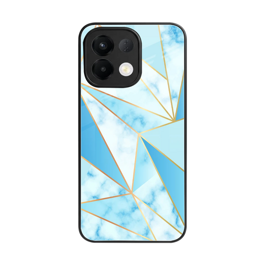 French Marble back phone cover | glass case for oppo k13 5g