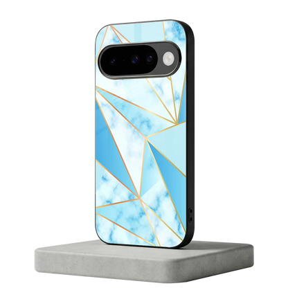 French Marble google pixel 10 mobile cover | shockproof glass phone case