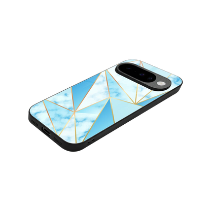 French Marble stylish phone case for google pixel 10 | glossy glass and slim fit