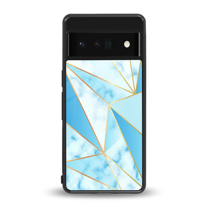 French Marble back phone cover | glass case for google pixel 6 pro
